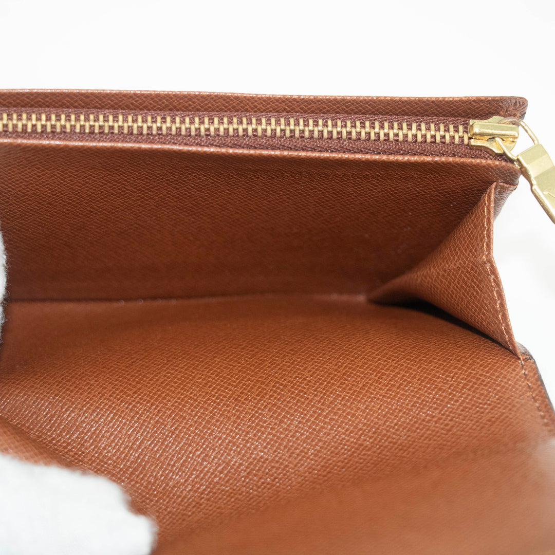Louis Vuitton Monogram Canvas Porte Tresor Wallet #3928