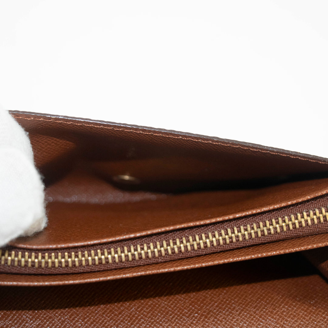 Louis Vuitton Monogram Canvas Porte Tresor Wallet #3928