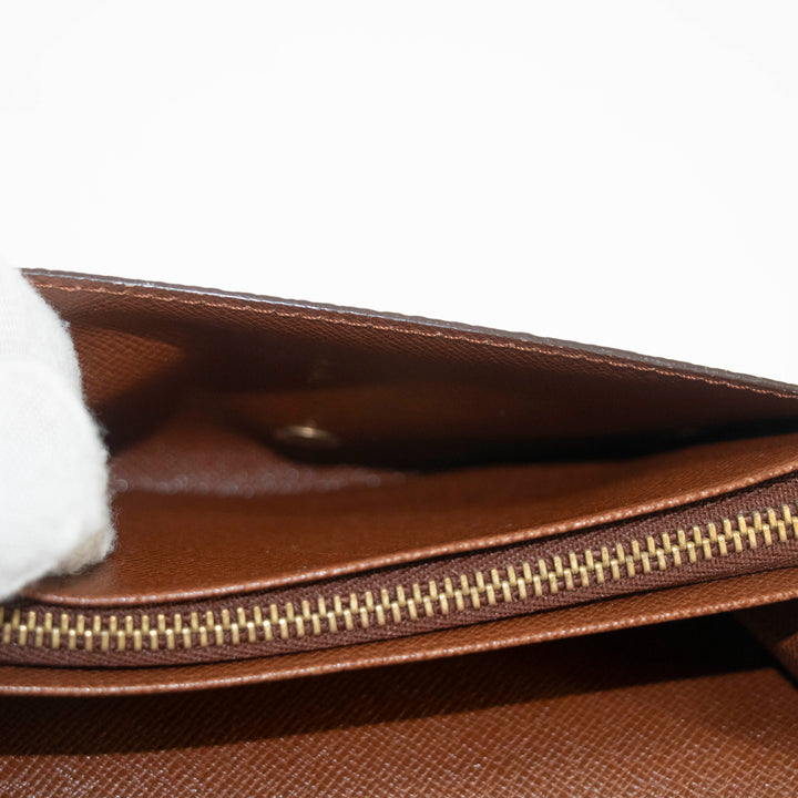 Louis Vuitton Monogram Canvas Porte Tresor Wallet #3928