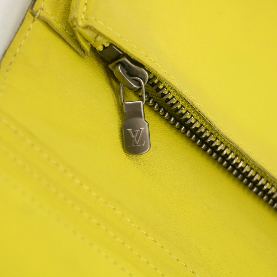 Louis Vuitton Damier Infini Yellow Bifold Long Wallet #3934