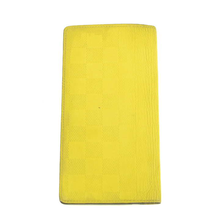 Louis Vuitton Damier Infini Yellow Bifold Long Wallet #3934