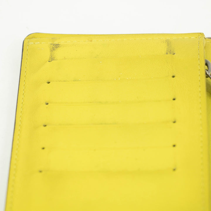 Louis Vuitton Damier Infini Yellow Bifold Long Wallet #3934