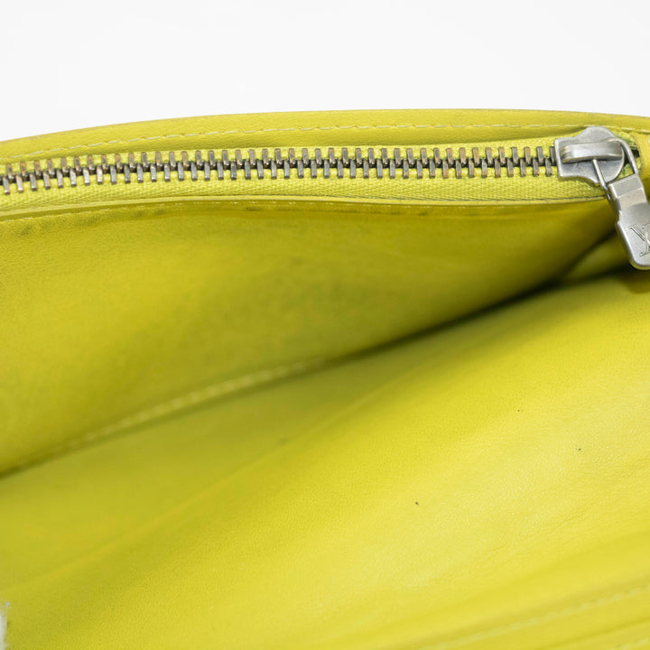 Louis Vuitton Damier Infini Yellow Bifold Long Wallet #3934