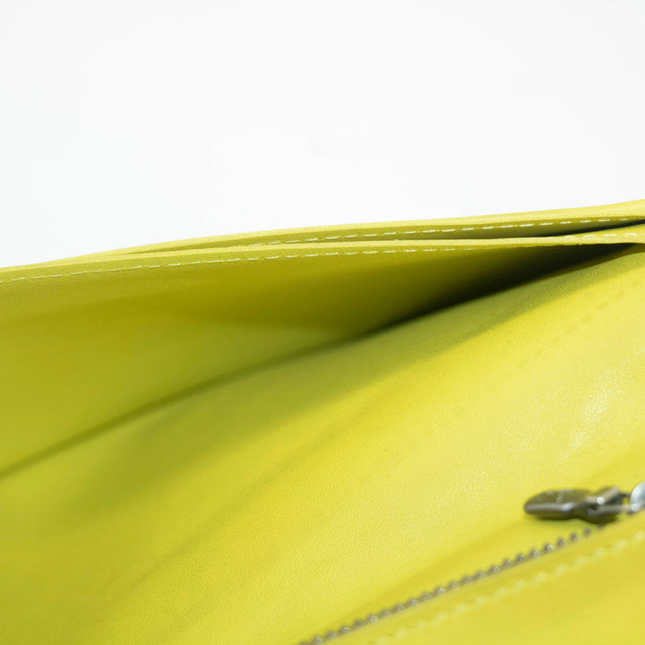 Louis Vuitton Damier Infini Yellow Bifold Long Wallet #3934