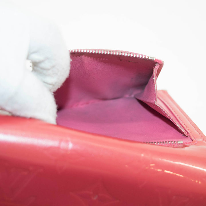 Louis Vuitton Pink Vernis Koala Wallet #3936