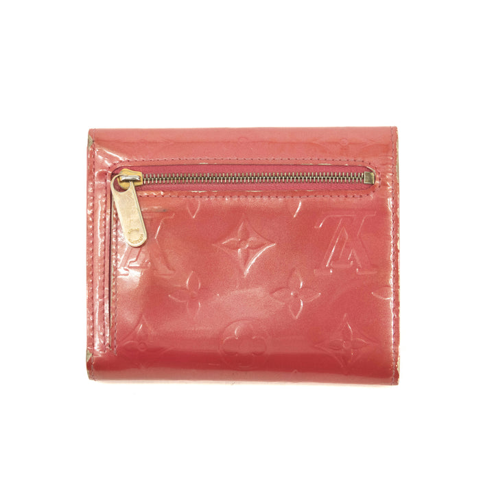 Louis Vuitton Pink Vernis Koala Wallet #3936