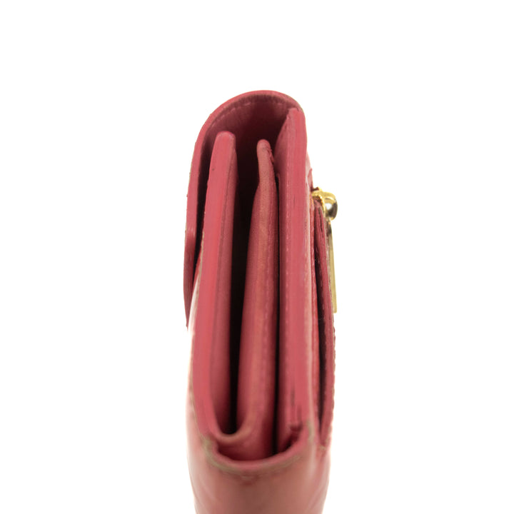 Louis Vuitton Pink Vernis Koala Wallet #3936