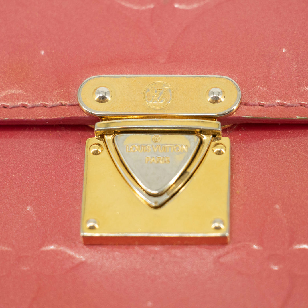 Louis Vuitton Pink Vernis Koala Wallet #3936