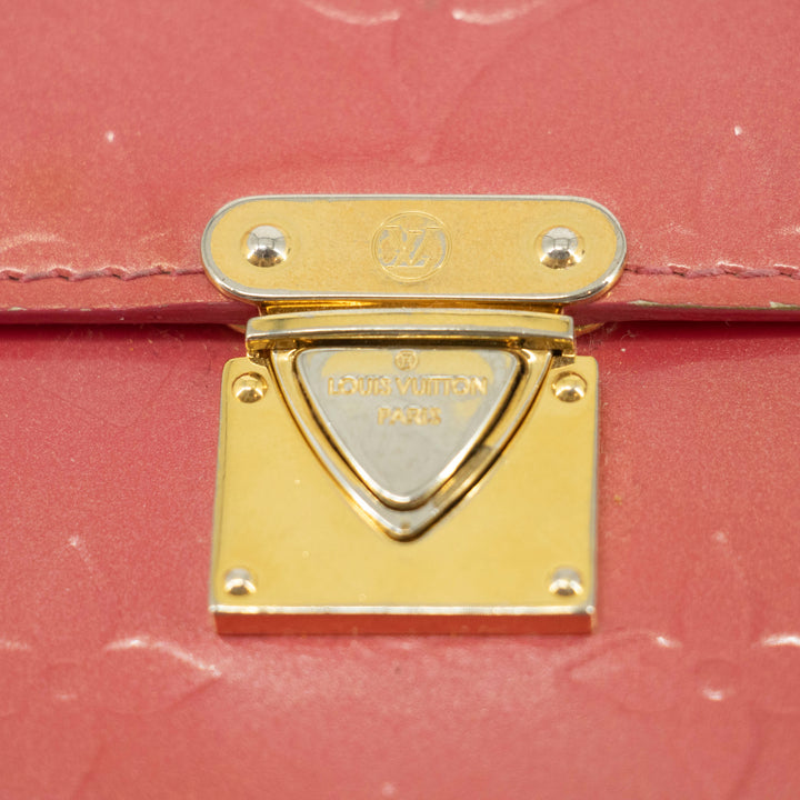 Louis Vuitton Pink Vernis Koala Wallet #3936