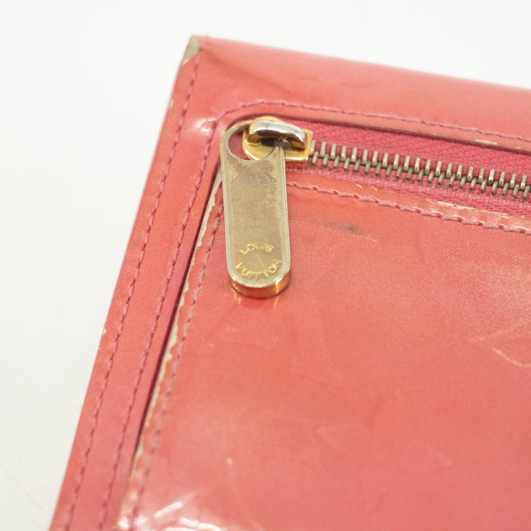 Louis Vuitton Pink Vernis Koala Wallet #3936