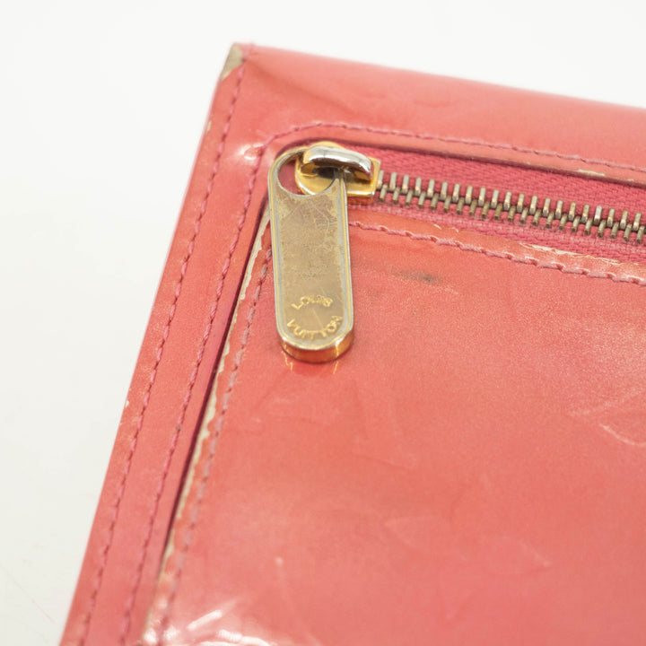 Louis Vuitton Pink Vernis Koala Wallet #3936