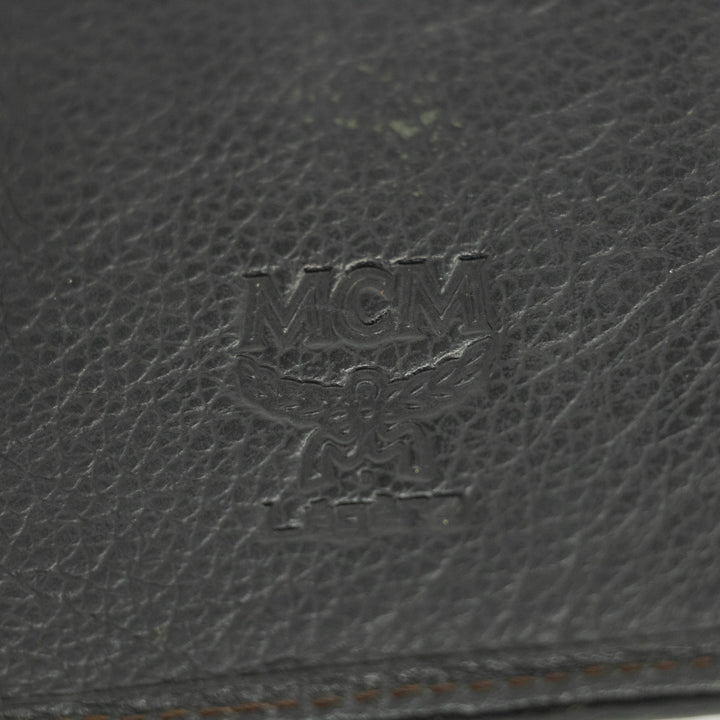 MCM Brown Canvas Kisslock Wallet #3937