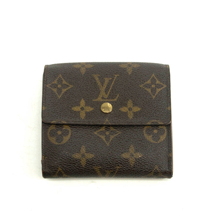 Louis Vuitton Monogram Canvas Elise Compact Wallet #3941