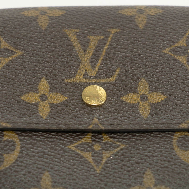 Louis Vuitton Monogram Canvas Elise Compact Wallet #3941