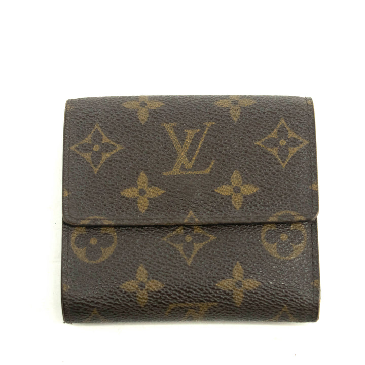 Louis Vuitton Monogram Canvas Elise Compact Wallet #3941