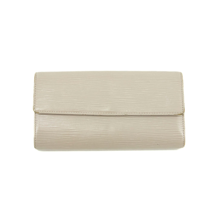 Louis Vuitton Grey Epi Leather Sarah Long Wallet #3942