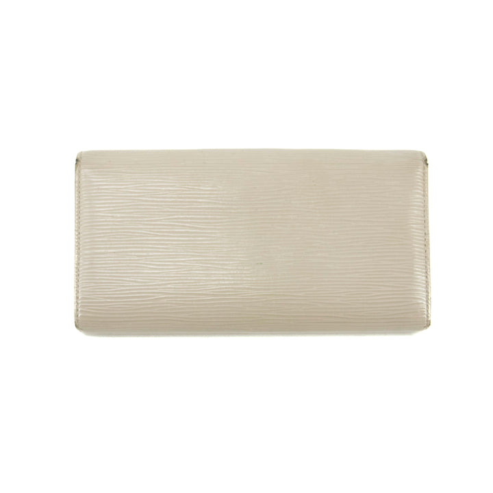 Louis Vuitton Grey Epi Leather Sarah Long Wallet #3942