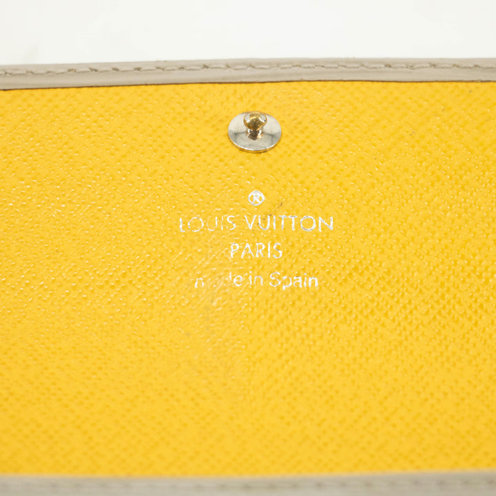 Louis Vuitton Grey Epi Leather Sarah Long Wallet #3942