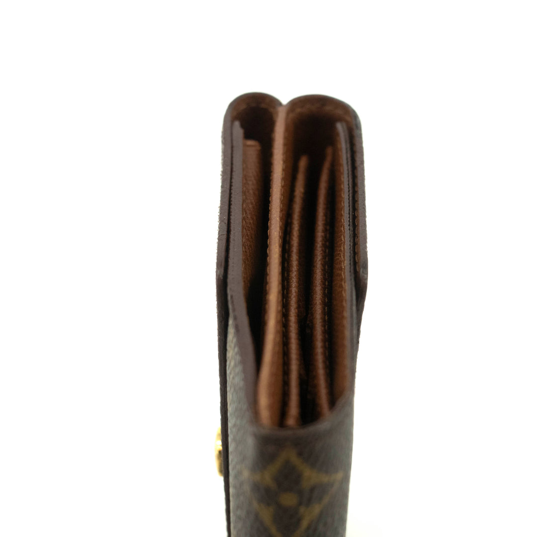 Louis Vuitton Monogram Canvas Elise Compact Wallet  #3943