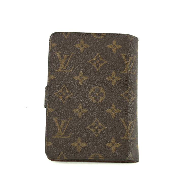 Louis Vuitton Monogram Canvas Porte-Papier Agenda PM #3948
