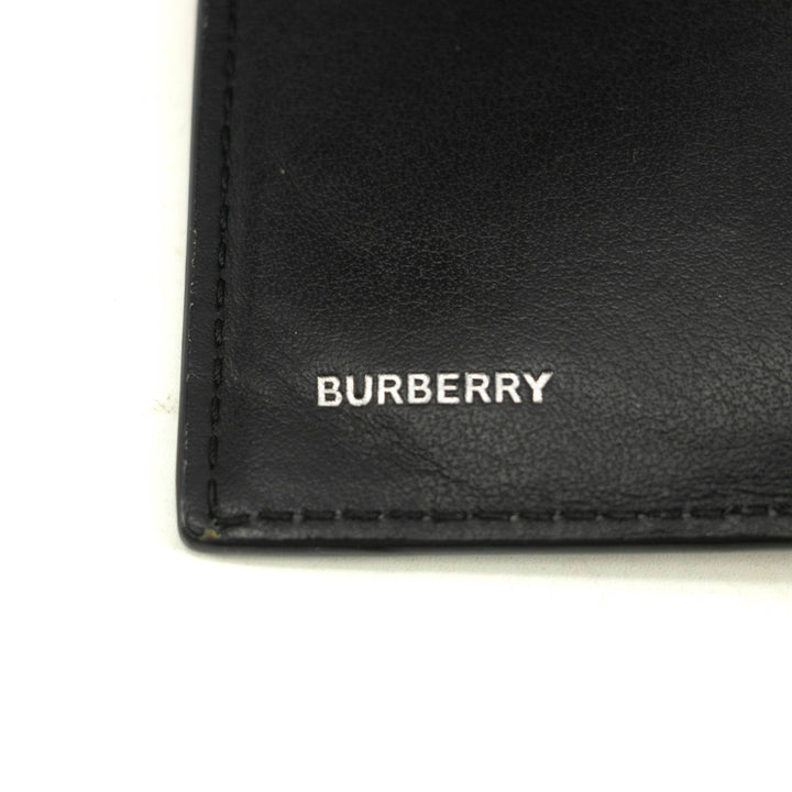Burberry Vintage Black Check Trifold Compact Wallet #3958
