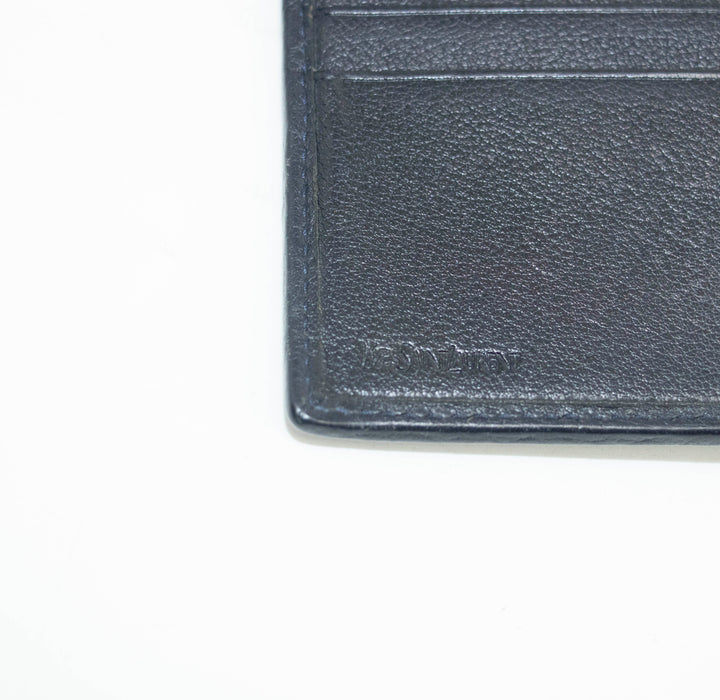 Yves Saint Laurent Black Rive Gauche Leather Compact Wallet #3963