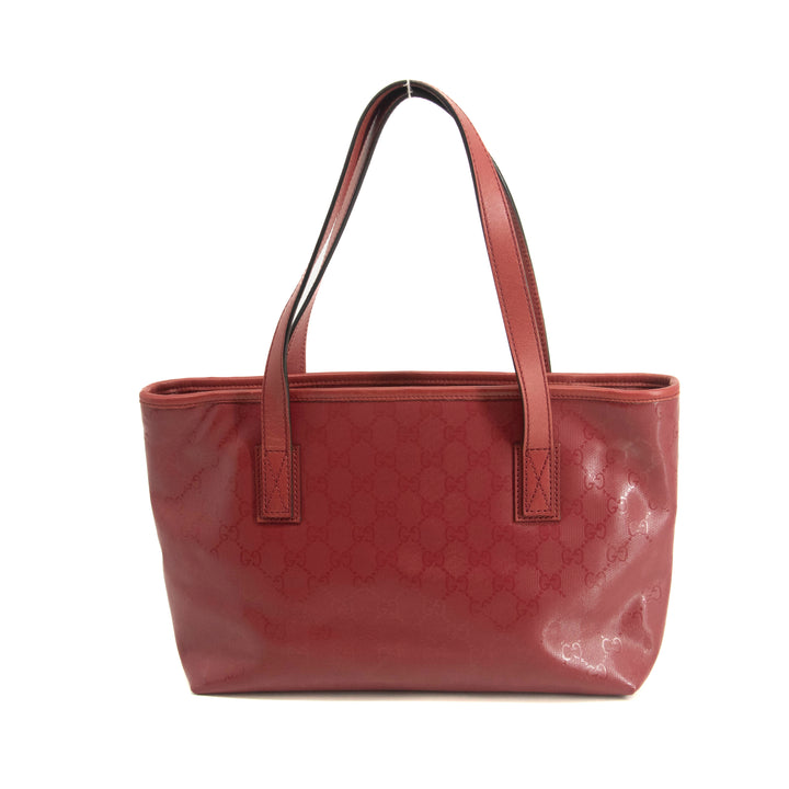 Gucci GG Imprime Joy Red PVC Shoulder Bag #3966