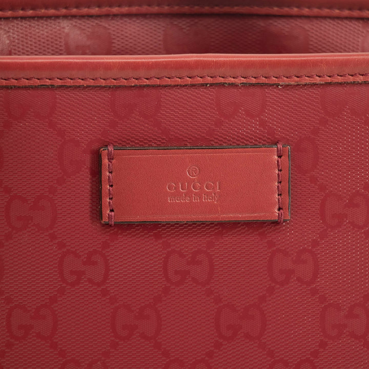 Gucci GG Imprime Joy Red PVC Shoulder Bag #3966