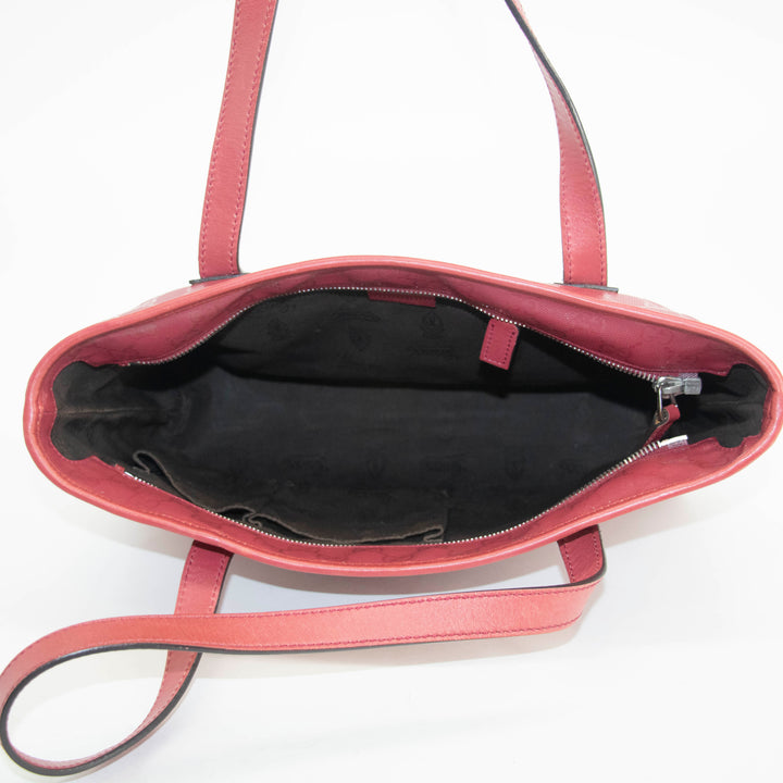 Gucci GG Imprime Joy Red PVC Shoulder Bag #3966