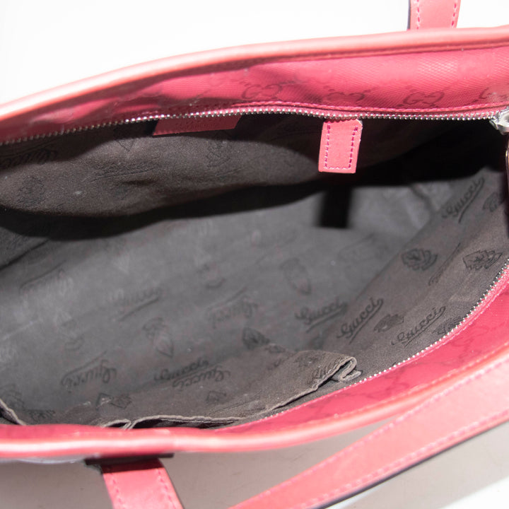 Gucci GG Imprime Joy Red PVC Shoulder Bag #3966