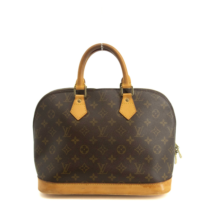 Louis Vuitton Monogram Canvas Brown Alma PM Tote Bag #3987