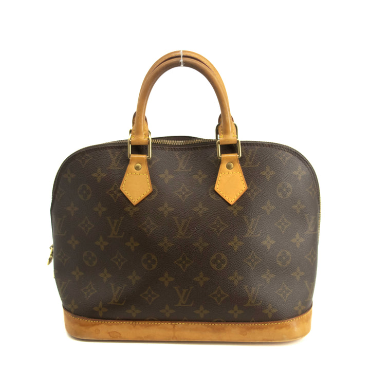 Louis Vuitton Monogram Canvas Brown Alma PM Tote Bag #3987