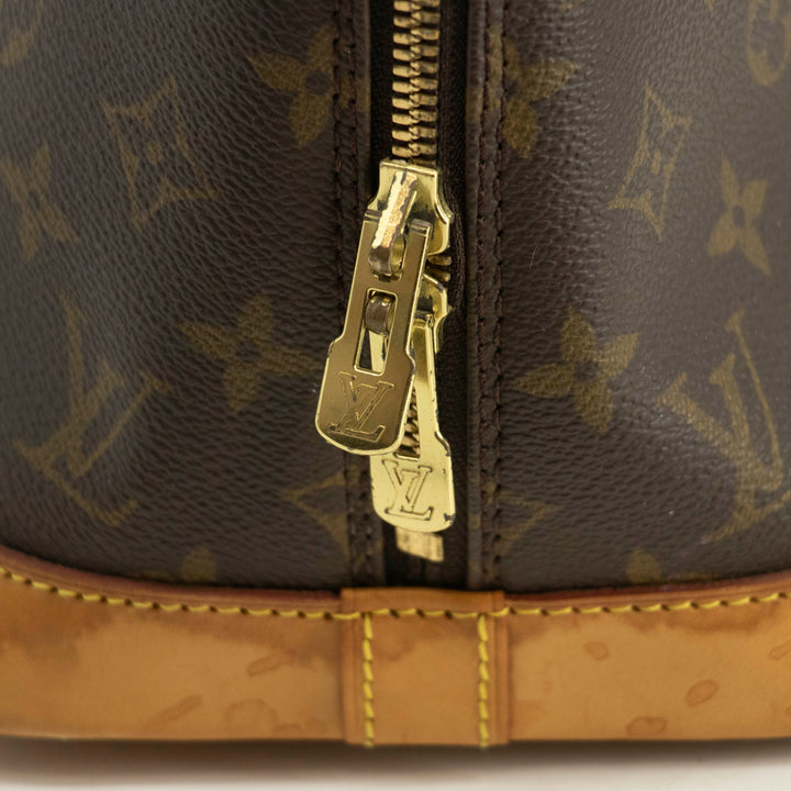 Louis Vuitton Monogram Canvas Brown Alma PM Tote Bag #3987