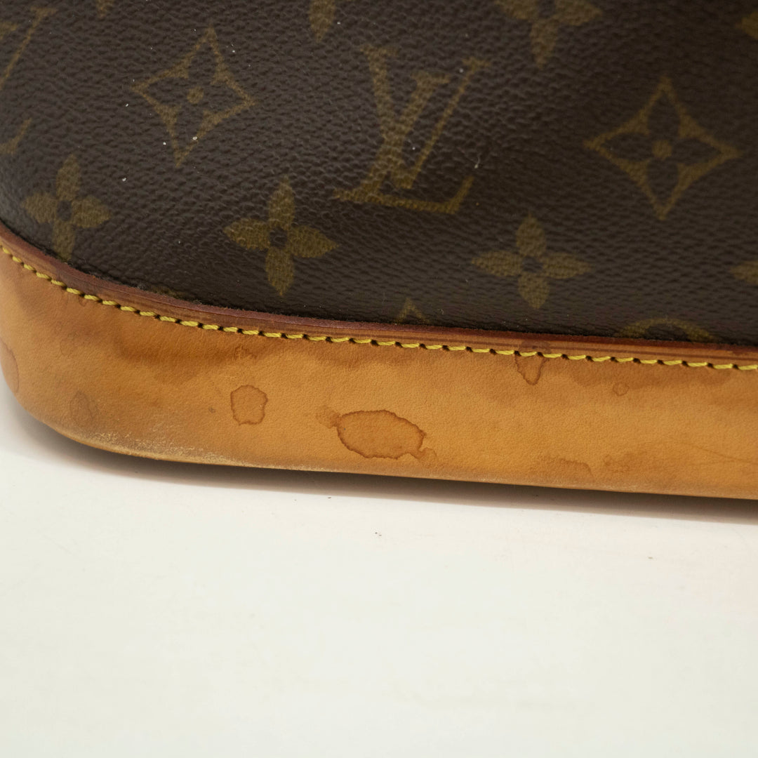 Louis Vuitton Monogram Canvas Brown Alma PM Tote Bag #3987