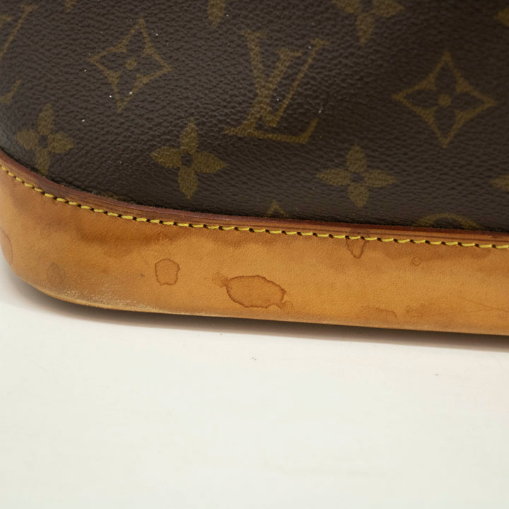 Louis Vuitton Monogram Canvas Brown Alma PM Tote Bag #3987