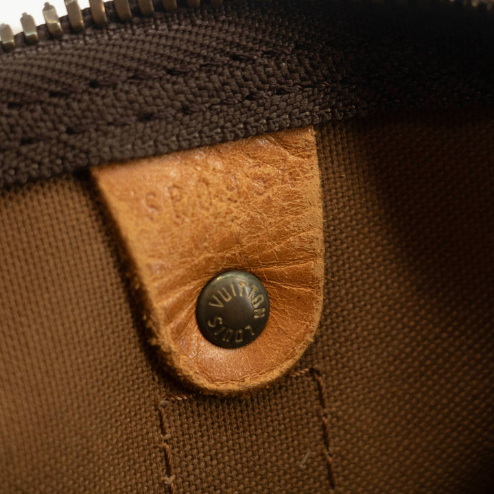 Louis Vuitton Monogram Canvas Brown Keepall 50 Boston Bag #3988
