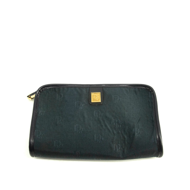 Christian Dior Blue Nylon Vintage Pouch #3993