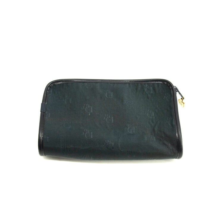 Christian Dior Blue Nylon Vintage Pouch #3993