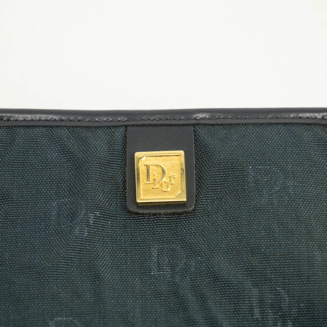 Christian Dior Blue Nylon Vintage Pouch #3993