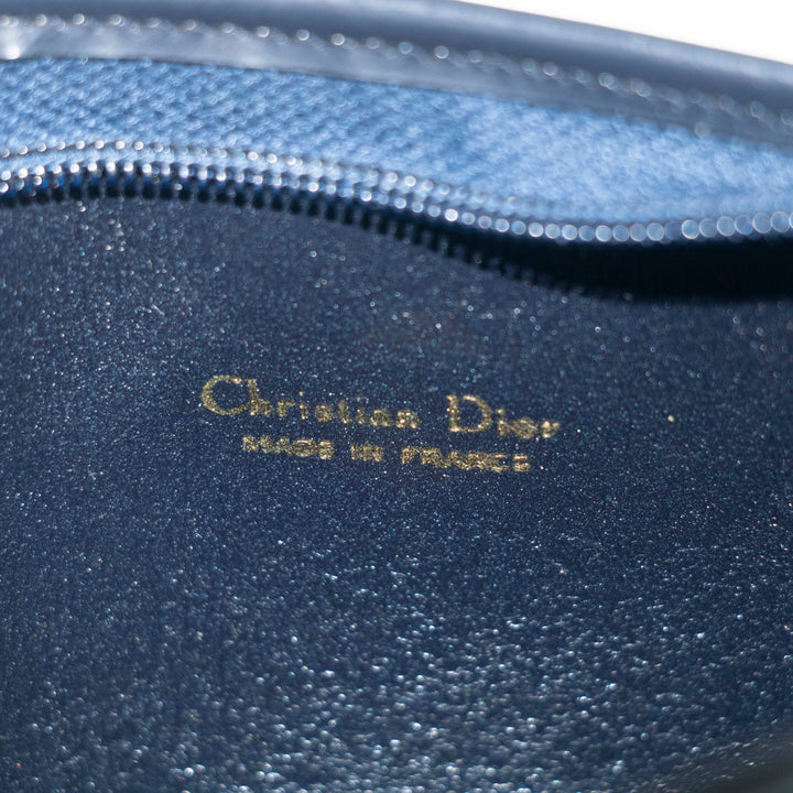 Christian Dior Blue Nylon Vintage Pouch #3993