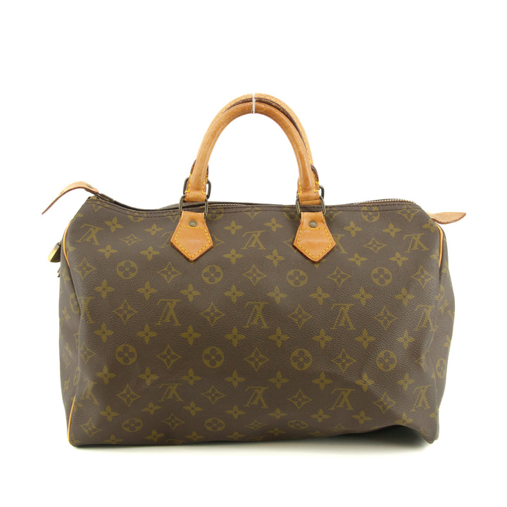 Louis Vuitton Monogram Canvas Speedy 35 Handbag #4627