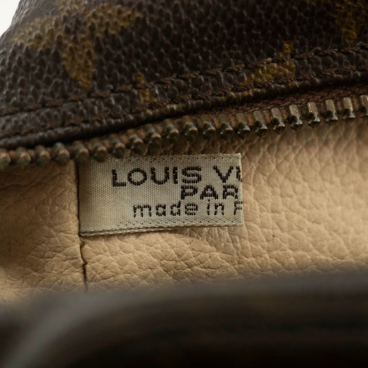 Louis Vuitton Monogram Canvas Trousse Toilette 28 Brown Pouch #4628
