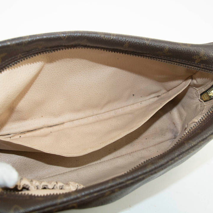 Louis Vuitton Monogram Canvas Trousse Toilette 28 Brown Pouch #4628