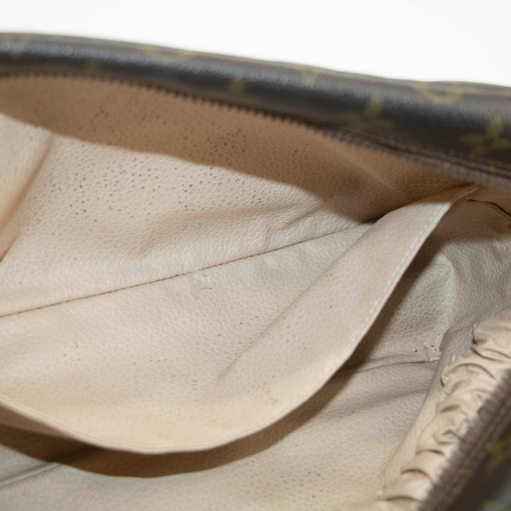 Louis Vuitton Monogram Canvas Trousse Toilette 28 Brown Pouch #4629