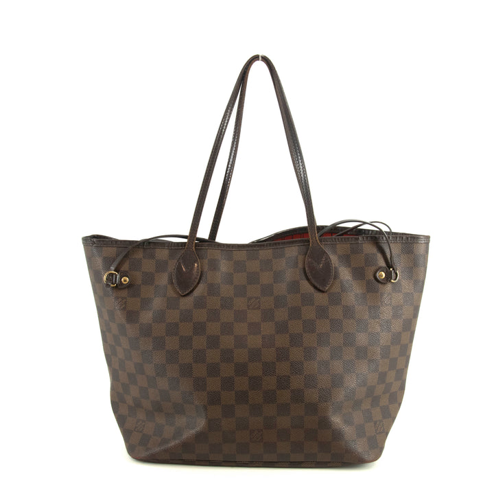 Louis Vuitton Brown Damier Ebene Neverfull MM Shoulder Bag #4662