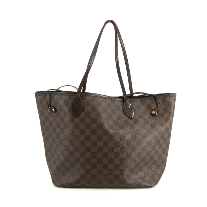 Louis Vuitton Brown Damier Ebene Neverfull MM Shoulder Bag #4662