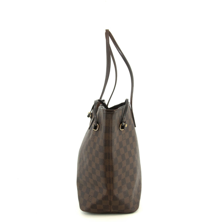 Louis Vuitton Brown Damier Ebene Neverfull MM Shoulder Bag #4662