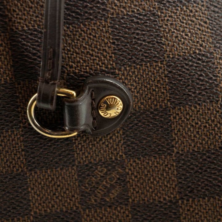 Louis Vuitton Brown Damier Ebene Neverfull MM Shoulder Bag #4662