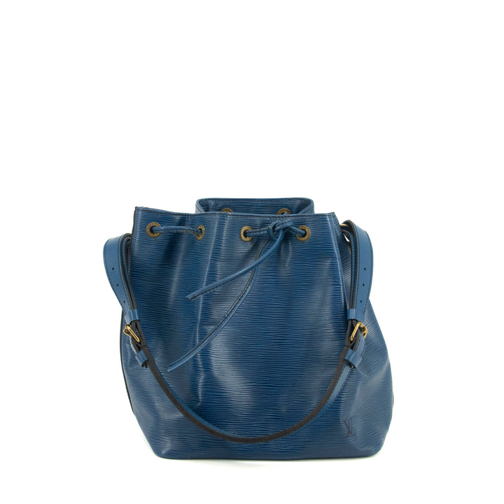 Louis Vuitton Blue Epi Leather Noe Bucket Bag #4663