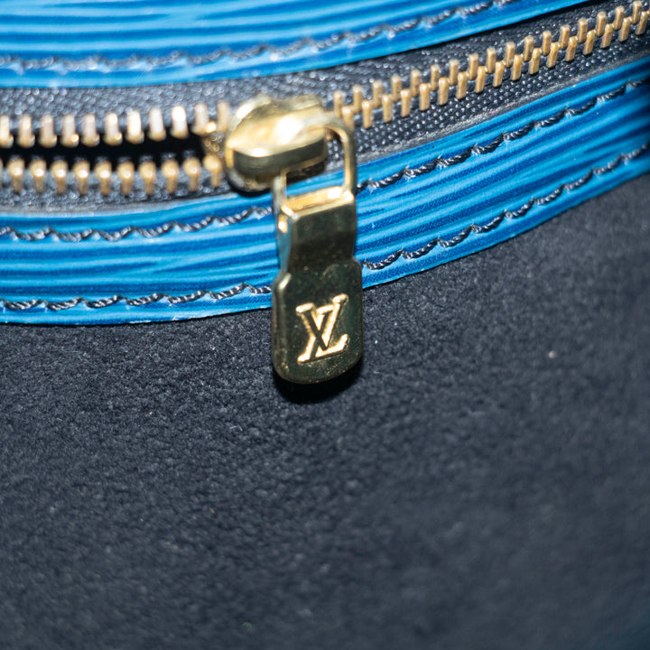 Louis Vuitton Blue Epi Leather Noe Bucket Bag #4663